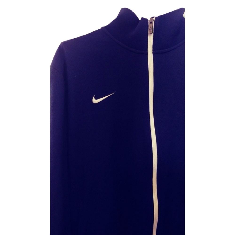 Nike Dark Blue Zipper Knit Jacket